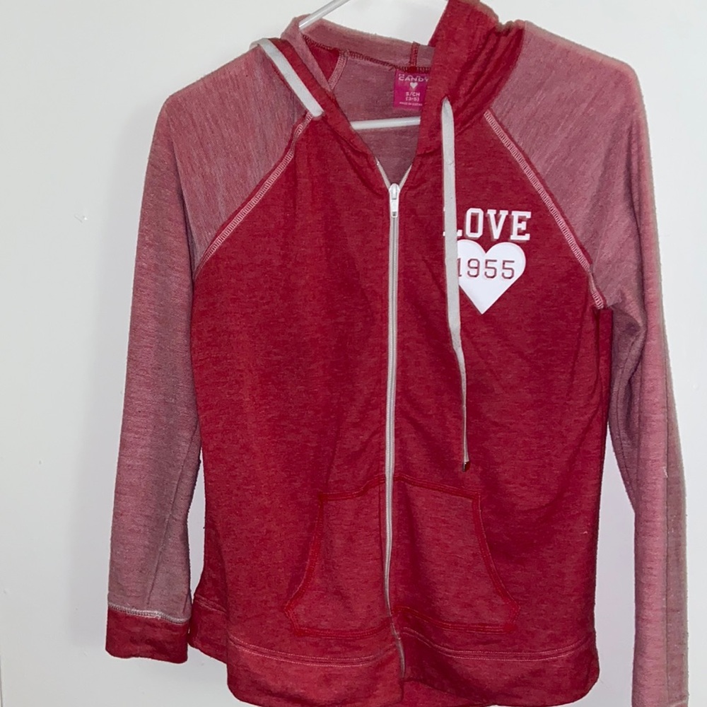 HARD CANDY HOODED ZIP JACKET FITTED super comfy